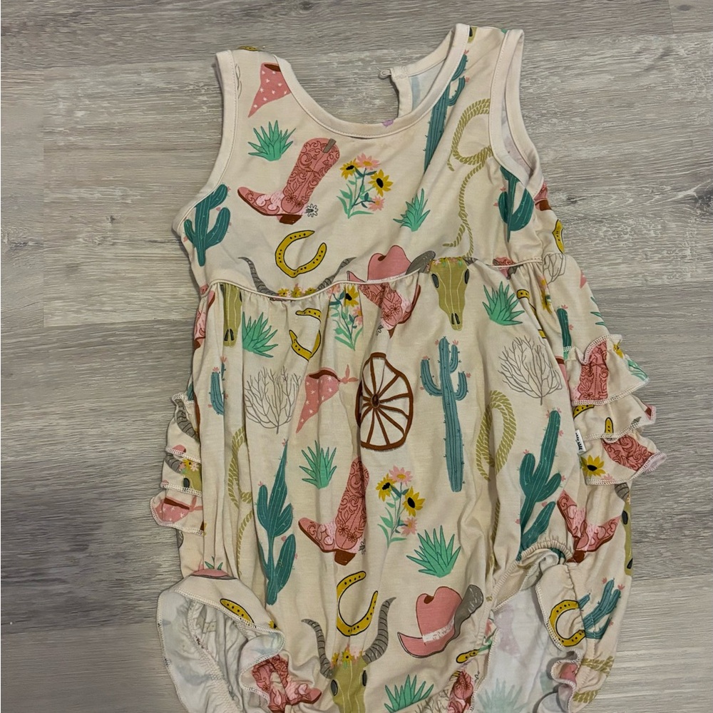Little Sleepies Ready to Rodeo Bubble Romper